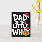 Carte Pregnancy Announcemen Dad Of The Little Who (Fleur jaune)