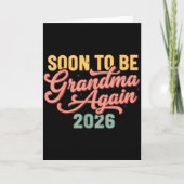 Carte Pregnancy Announcement Soon To Be Grandma Again 20 (Devant)