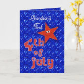 Carte Premier 4 juillet de Grandson (Fleur jaune)