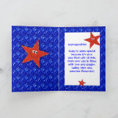 Carte Premier 4 juillet de la petite fille (Intérieur)