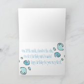 Carte Premier anniversaire (Intérieur)