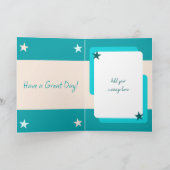 Carte Premier anniversaire ajouter nom photo 1 aujourd'h (Intérieur)