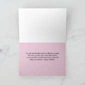 Carte Premier anniversaire avec des ours de jouets (Intérieur)