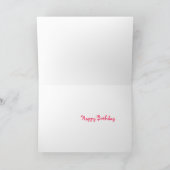 Carte Premier anniversaire bébé d'un an (Intérieur)