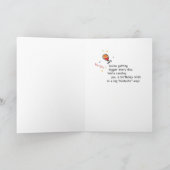 Carte Premier anniversaire de grand-fils avec ours et ba (Intérieur)