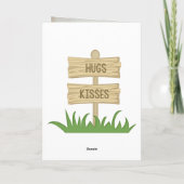 Carte Premier anniversaire de Grand-fils Cute Lion Photo (Dos)