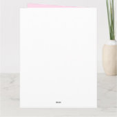 Carte Premier anniversaire heureux du bébé vintage (Dos)