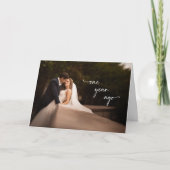 Carte Premier Anniversaire - Il Y A Un An, Joyeux Annive (Devant)