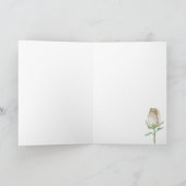 Carte premier anniversaire, moderne, élégant, rose, (Intérieur)