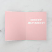 Carte Premier anniversaire personnalisé (Intérieur)