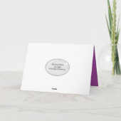 Carte Premier anniversaire pour fille (Dos)