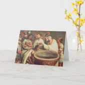 Carte Premier baptême des Indiens par les Dominicains (Fleur jaune)