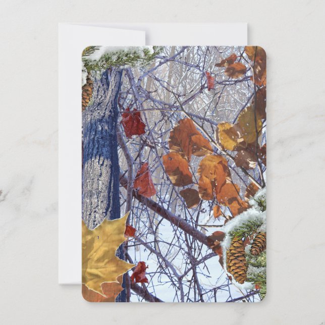 Carte Premier Camouflage hivernal de neige (Devant)