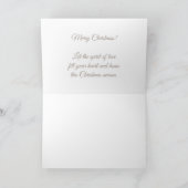 Carte Premier Champagne de Noël pour bébé VOTRE BÉBÉ PHO (Intérieur)