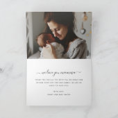 Carte  Premier collage photo personnalisé pour la fête d (Intérieur)