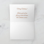 Carte Premier cuivre de Noël pour bébé - PHOTO DE VOTRE (Intérieur)