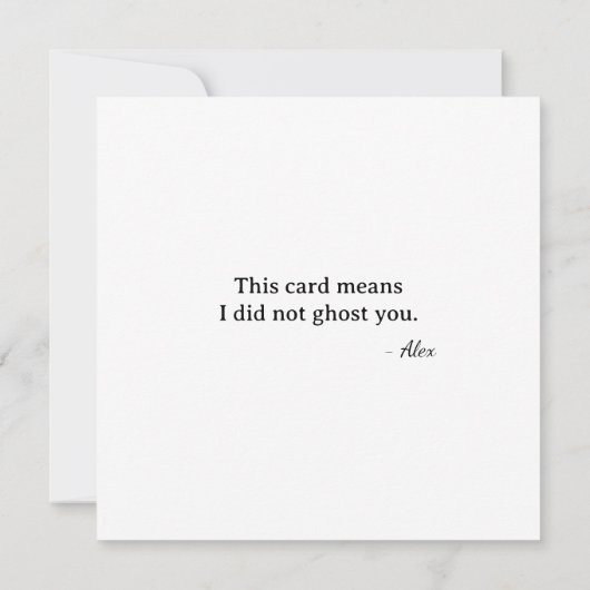 Carte Premier Cupid de la Saint-Valentin - n'a pas ghost (Dos)