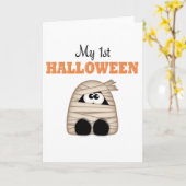 Carte Premier Halloween (Fleur jaune)