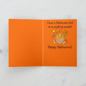 Carte Premier Halloween du bébé (Intérieur)