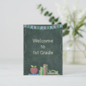 Carte Premier jour | Bienvenue à la première année (Debout devant)