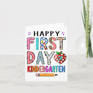 Carte Premier Jour De La Maternelle Ck À L'École Profess