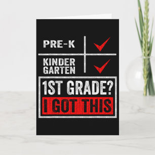 Carte Premier Jour De Première Année Garçons Filles Rent