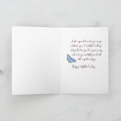 Carte Premier jour des mères Amour avec Orange et Fleur (Intérieur)