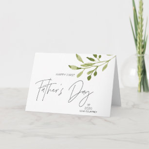 Carte Premier mari de cadeaux de Fête des pères de la po