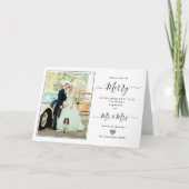 Carte Premier Marié M. & Mme Silver Heart Christmas Card (Devant)