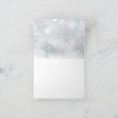 Carte Premier Merci de flocons de neige (Intérieur)