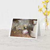 Carte Premier Noël 3D (Fleur jaune)