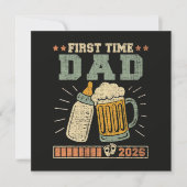Carte Premier papa 2026 futur bébé drôle (Devant)