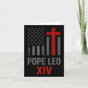 Carte Premier Pape américain Leo Xiv Catholique Hommes R