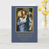 Carte Premier Pastorat Assignation Prêtre Jésus Mouton (Fleur jaune)