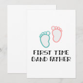 Carte Premier Père Grand-Père Cadeaux (Devant / Derrière)