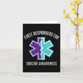 Carte Premier Répondant Pour L'Emt De Sensibilisation Au (Fleur jaune)