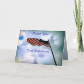 Carte Premier répondeur Merci (Devant)