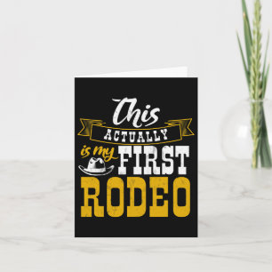 Carte Premier Rodéo Cowboy Hut Horse Ranch Horseback Rid