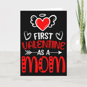 Carte Premier Saint-Valentin en tant que maman Joyeuse S
