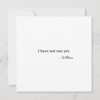 Carte Premier Saint-Valentin où je ne courais pas encore