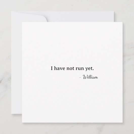 Carte Premier Saint-Valentin où je ne courais pas encore (Dos)