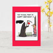 Carte Premier Up, Joyeux Anniversaire !! (Fleur jaune)