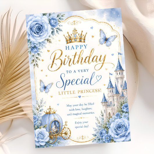 Carte Première année de la Princesse Bleue