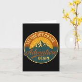 Carte Première Aventure Commence L'Enfant Ou L'Enseignan (Fleur jaune)
