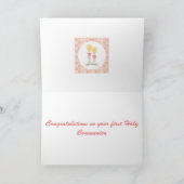 Carte Première célébration de communion (Intérieur)