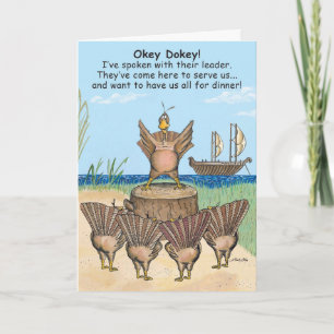 Carte Première clé Thanksgiving