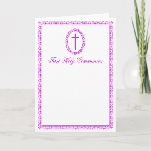 Carte Première communion (Devant)