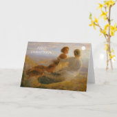 Carte Première communion (Fleur jaune)