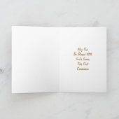 Carte première communion (Intérieur)