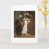 Carte Première communion (Fleur jaune)